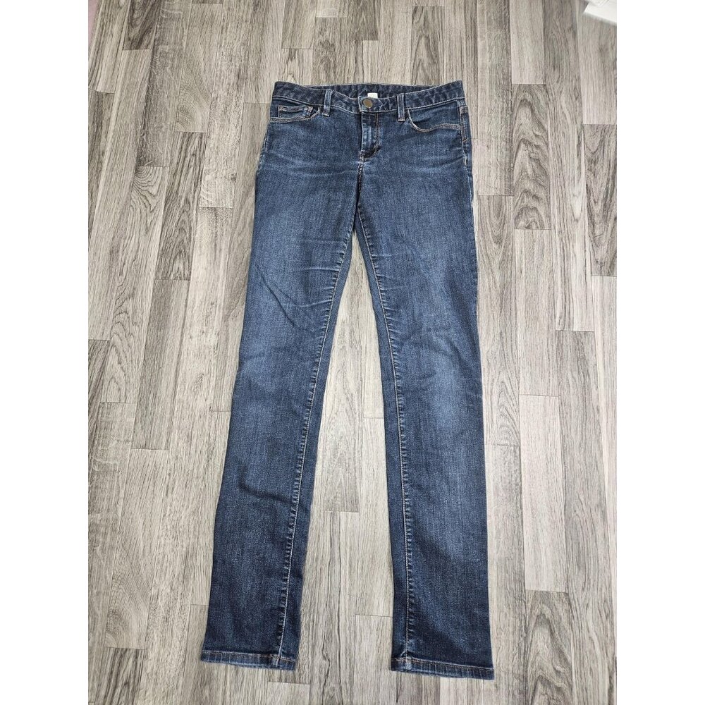 Banana‎ Republic Jeans Women 27 Blue Skinny Stretch Denim Classic